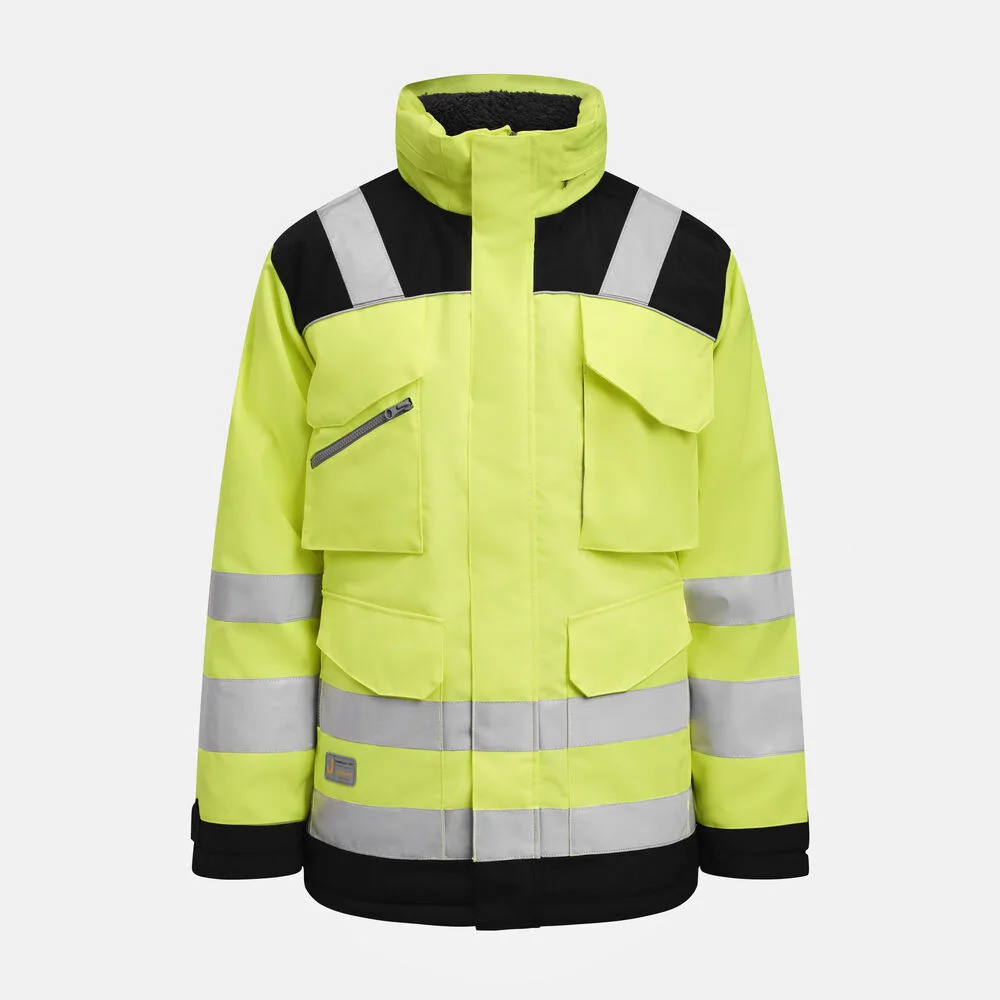 Jobman Jobman - 1236 Hi-Vis Winter Parka Star - Geel/Zwart