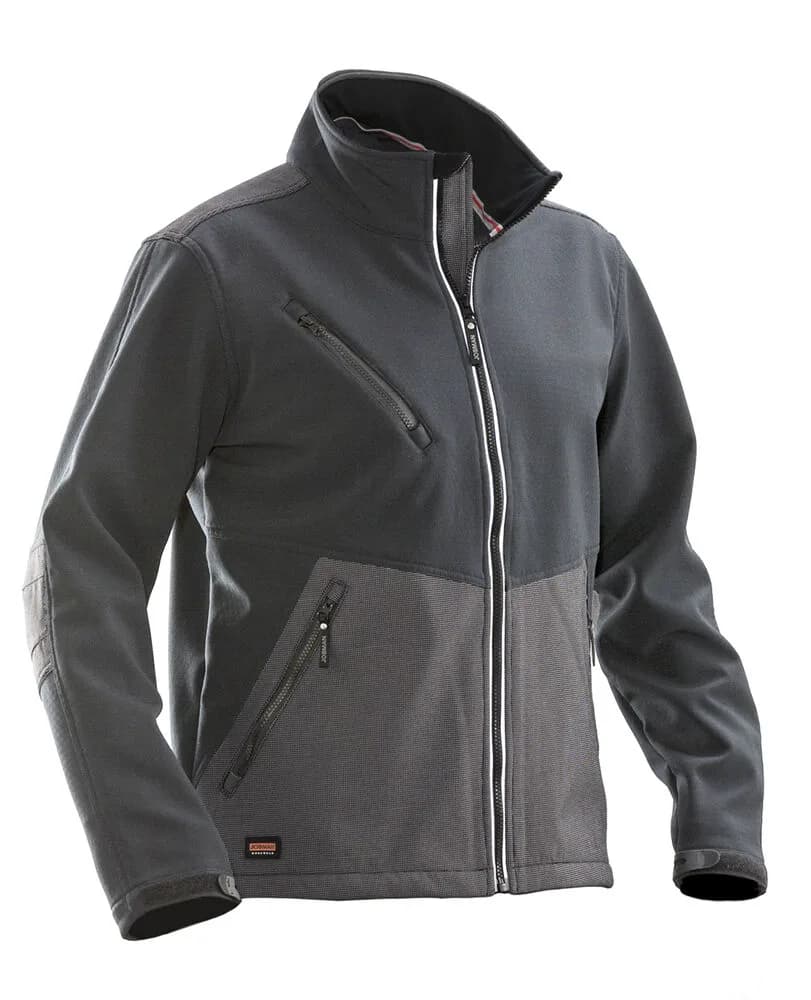 Jobman Jobman - 1248 Softshell Jacket - Donkergrijs/Zwart