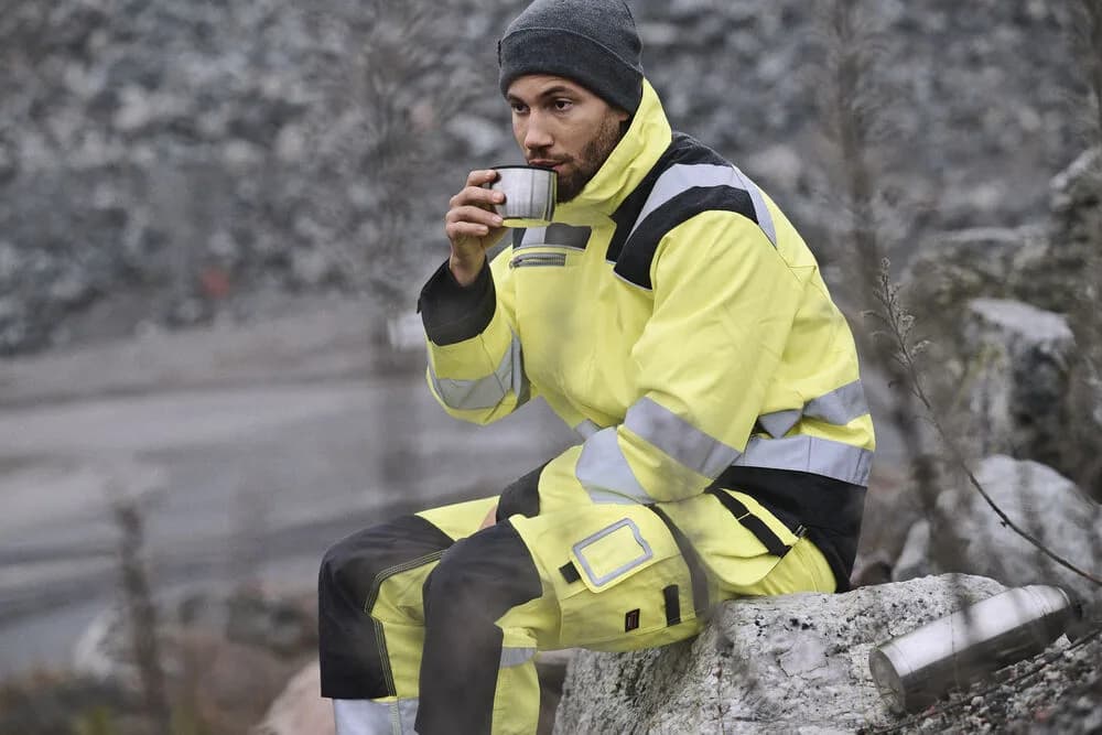 Jobman Jobman - 1347 Hi-Vis Winter Jacket Star