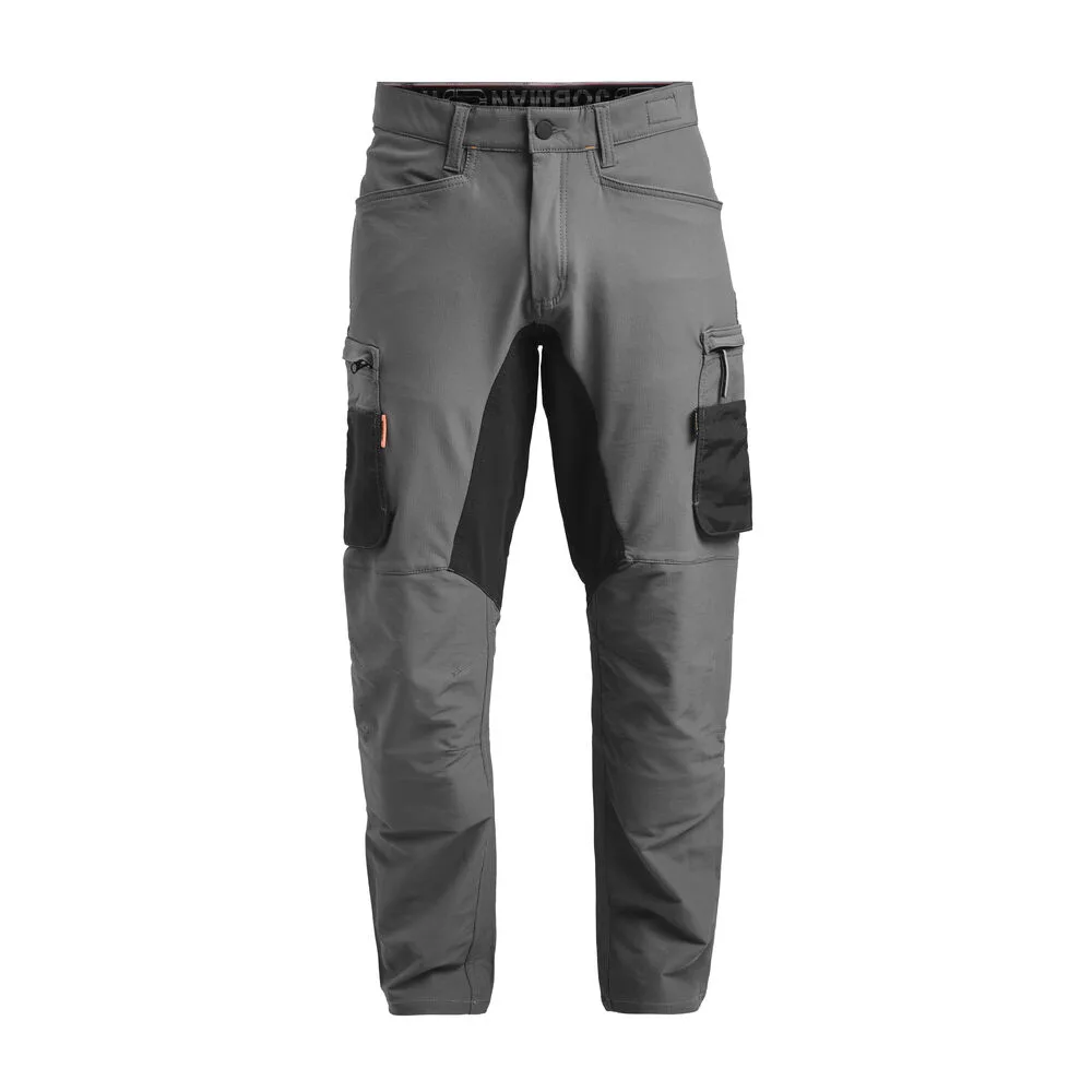 Jobman Jobman - 2194 Stretch Service Trousers - Donkergrijs/Zwart