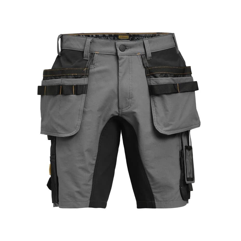 Jobman Jobman - 2196 Stretch Shorts HP - Donkergrijs/Zwart