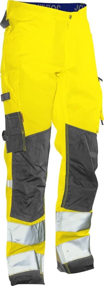 Jobman Jobman - 2221 Hi-Vis Service Trousers Star - Geel/Zwart