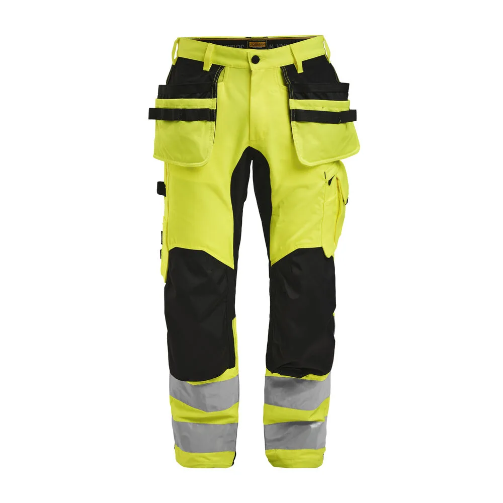 Jobman Jobman - 2240 Hi-Vis Stretch Trousers HP - Geel/Zwart