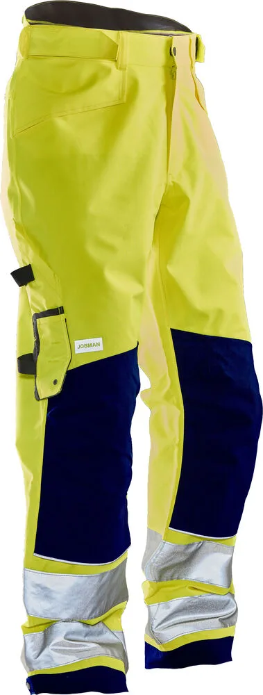 Jobman Jobman - 2263 Hi-Vis Shell Trousers - Geel/Navy