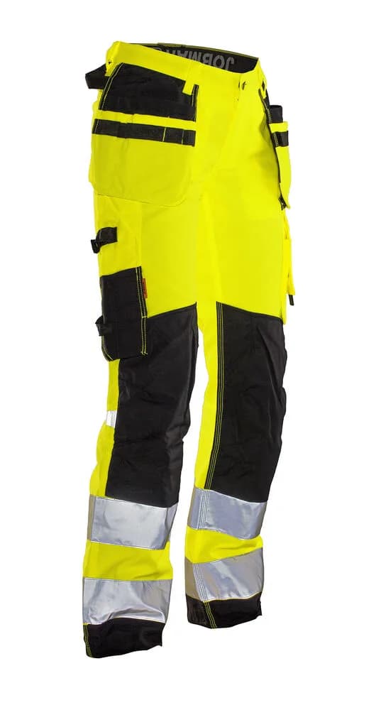 Jobman Jobman - 2272 Hi-Vis Women’s Trousers Star HP - Geel/Zwart