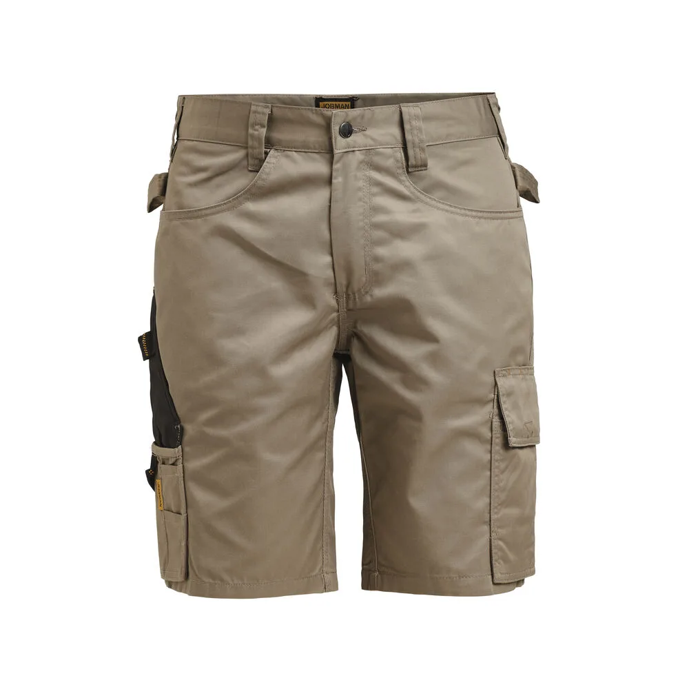 Jobman Jobman - 2723 Service Shorts - Khaki/Zwart
