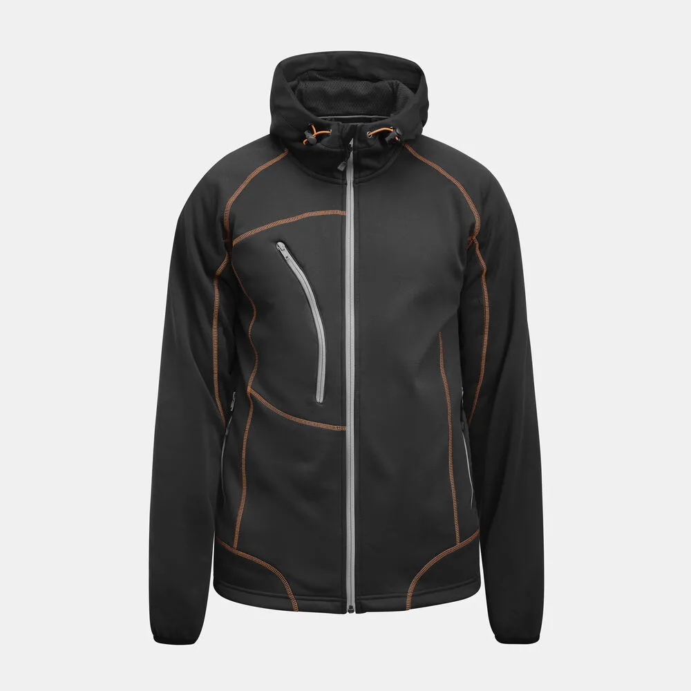 Jobman Jobman - 5152 Hoodie - Donkergrijs/Oranje