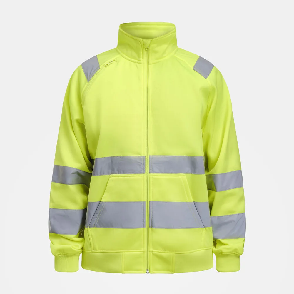 Jobman Jobman - 5172 Hi-Vis Sweatshirt Jacket - Geel