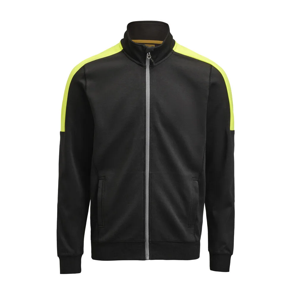Jobman Jobman - 5403 Sweatshirt Full Zip - Zwart/Geel