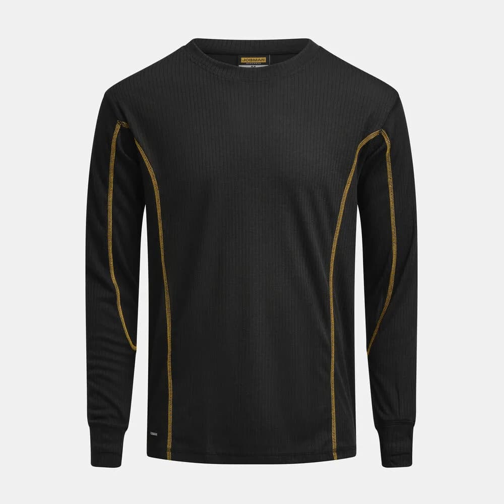 Jobman Jobman - 5570 Underwear Top Round neck - Zwart