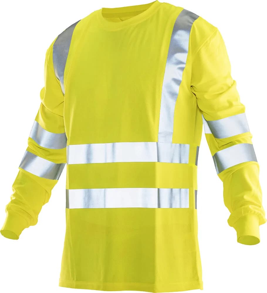 Jobman Jobman - 5593 Hi-Vis Long Sleeve T-shirt - Geel