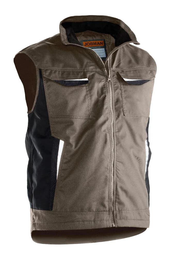 Jobman Jobman - 7517 Service Vest Lined - Khaki