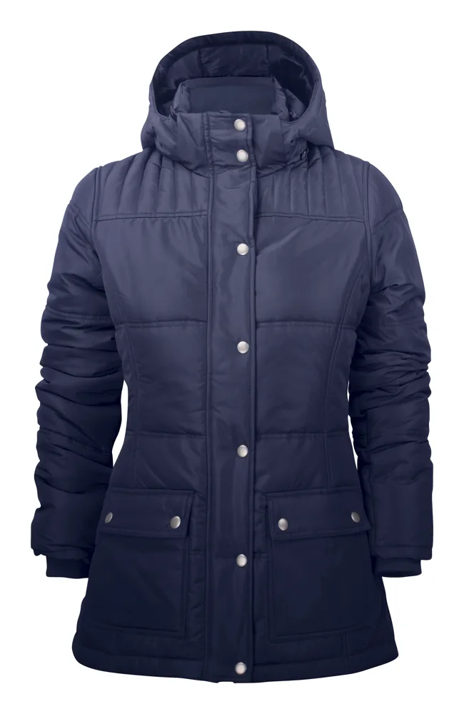Printer Luge Winterjas Dames - Marine