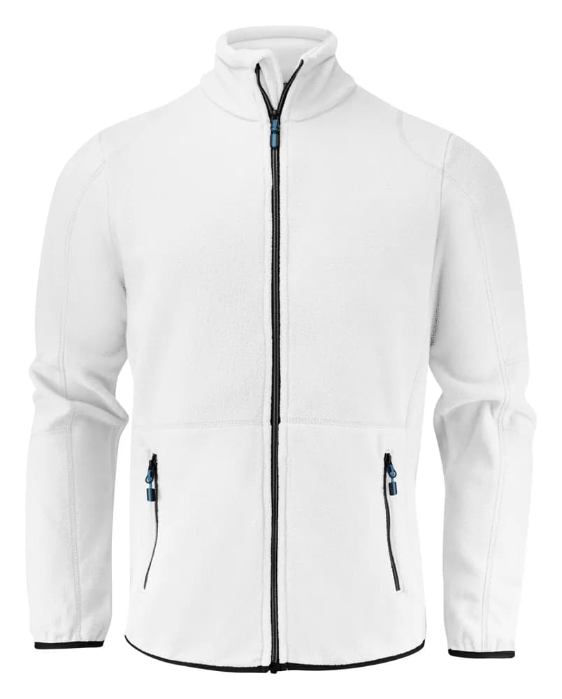 Printer Speedway Fleece Jas Heren - Wit
