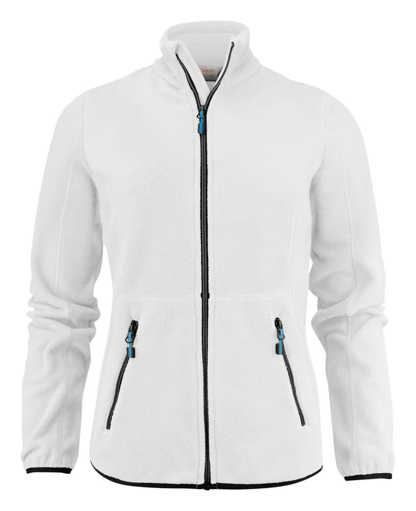 Printer Speedway Fleece Jas Dames - Wit