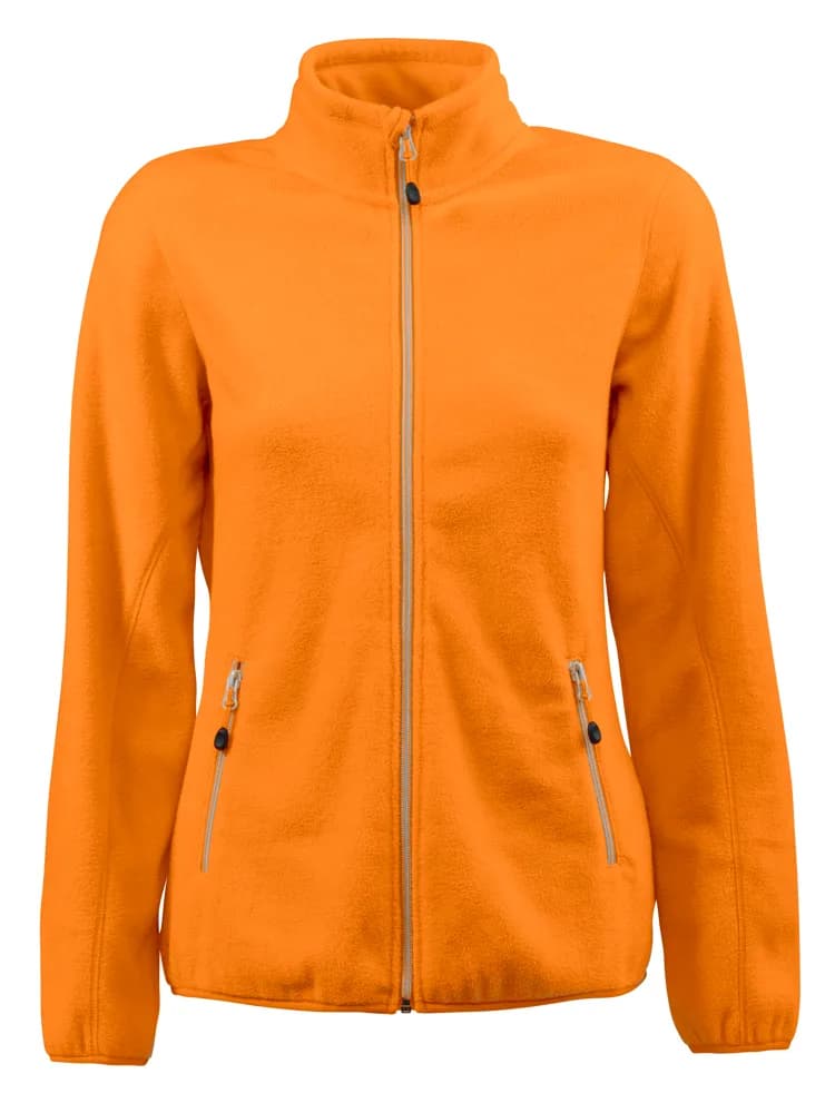 Printer Rocket Fleece Jas Dames - Oranje