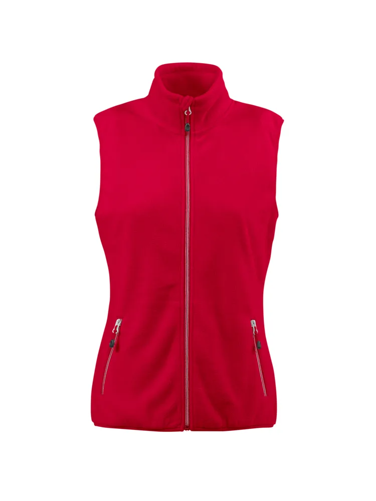 Printer Sideflip Bodywarmer Dames - Rood