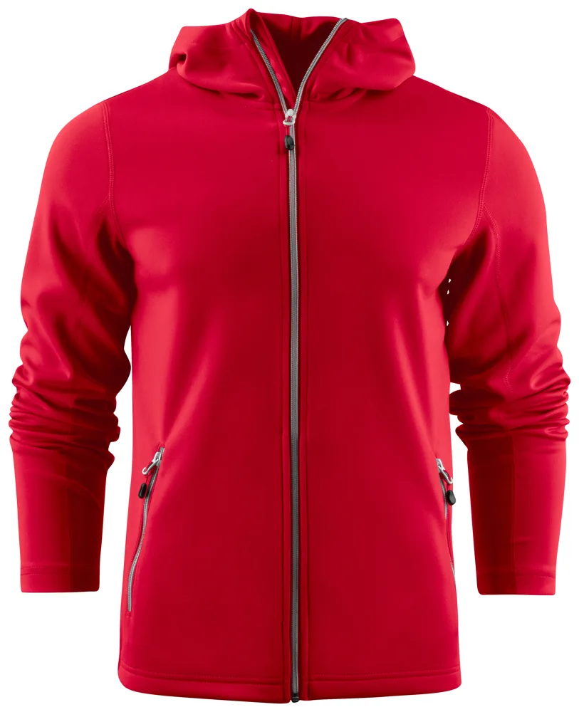 Printer Layback Hoodie Heren - Rood