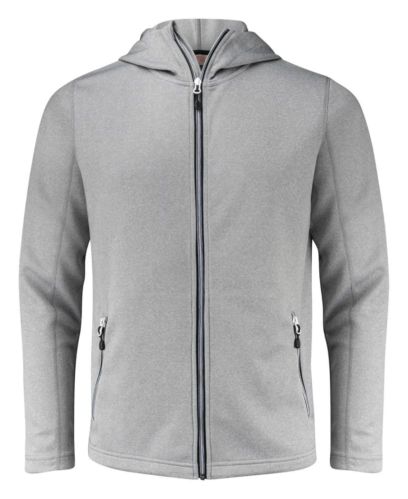 Printer Layback Hoodie Heren - Grijs Mêlée