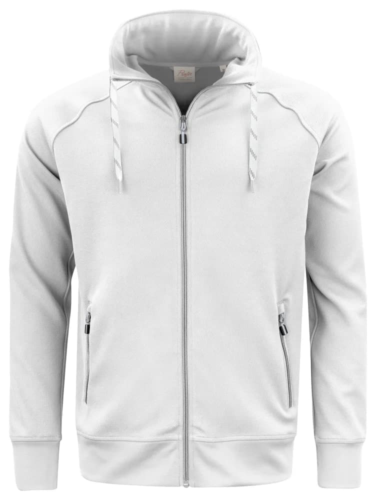 Printer Jog RSX Sweater Volledige Rits Heren - Wit