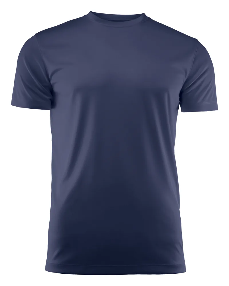 Printer Run T-Shirt Heren - Marine