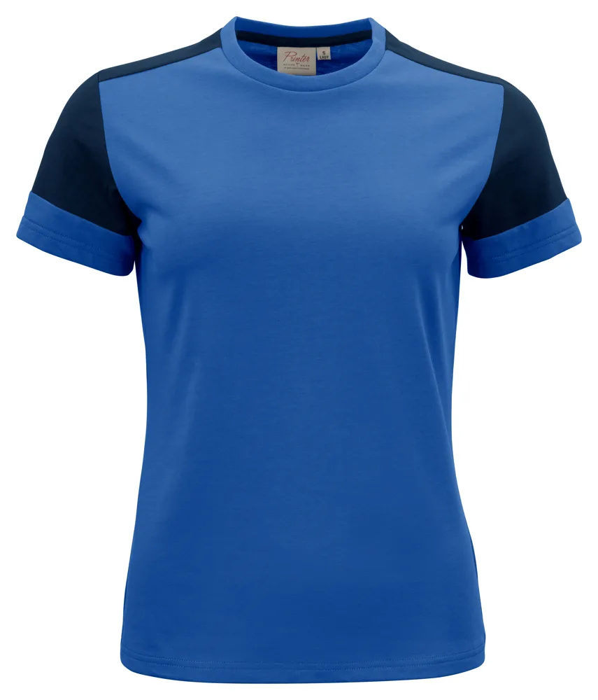 Printer Prime T-Shirt Dames - Kobalt/Marine