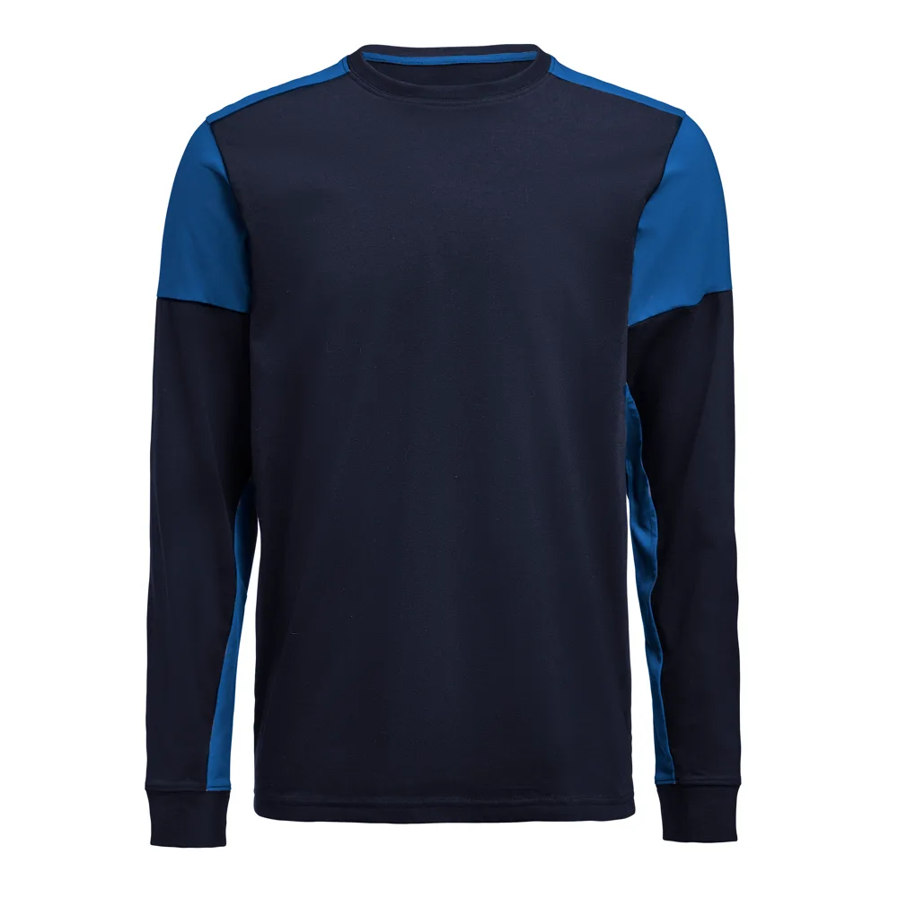 Printer Prime T-shirt Long Sleeve T-shirt Heren - Marine/Kobalt