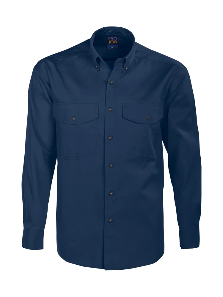 Projob 2219 HEMD LANGE MOUWEN - Marine