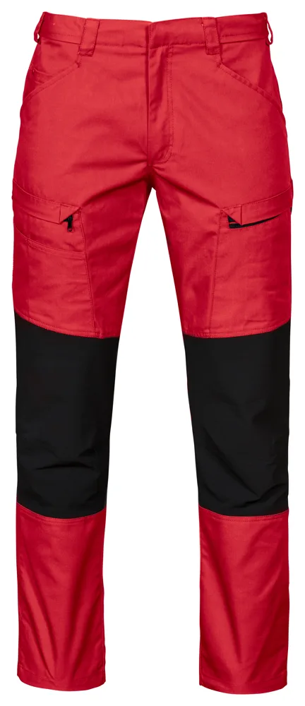 Projob 2520 STRETCHBROEK ZONDER KNIEZAKKEN - Rood