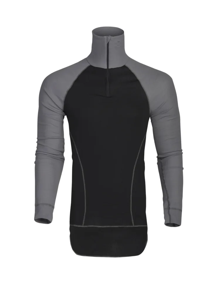 Projob 3103 THERMISCH T-SHIRT LANGE MOUWEN MET KORTE RITS - Zwart