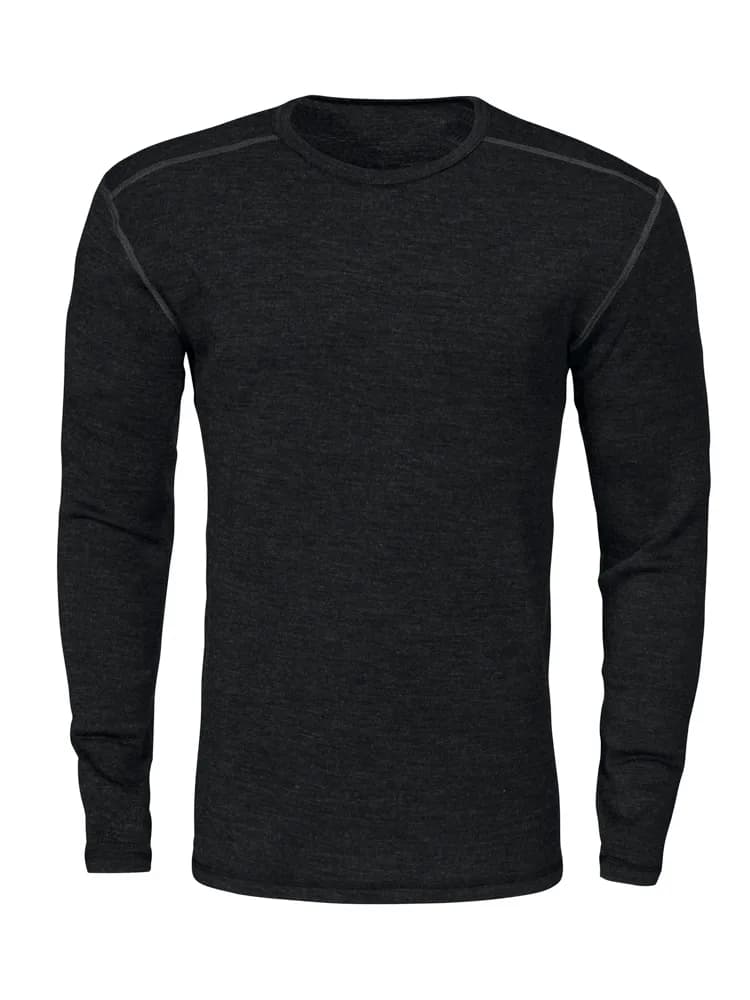 Projob 3106 THERMISCH T-SHIRT LANGE MOUWEN WOL - Zwart