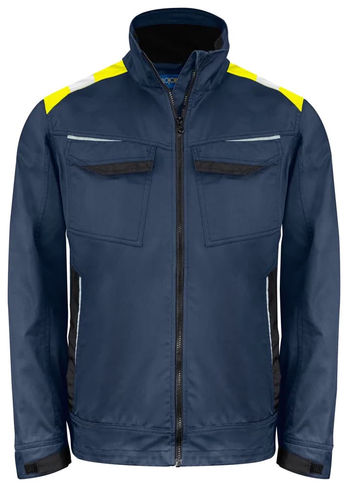 Projob 5427 SERVICE VEST - Navy/Geel