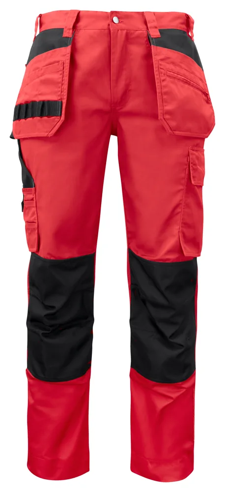 Projob 5531 BROEK MET KNIEZAKKEN EN SPIJKERZAKKEN - Rood