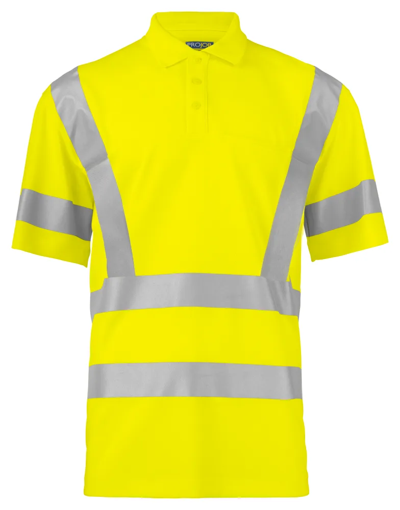 Projob 6040 SIGNALISATIEPOLO EN ISO 20471 KLASSE 3 - Geel