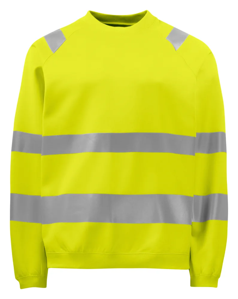 Projob 6106 SIGNALISATIESWEATER RONDE HALS EN ISO 20471 KLASSE 3 - Geel