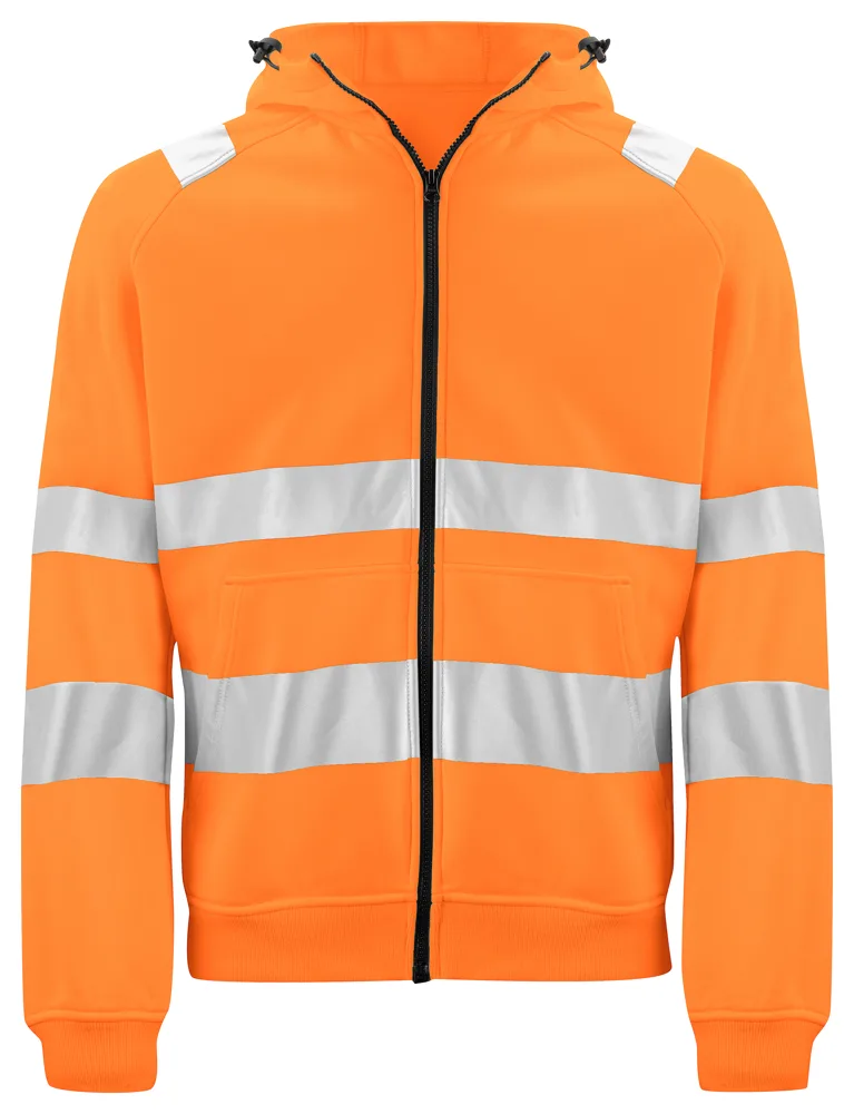 Projob 6132 SIGNALISATIEHOODIE EN ISO 20471 KLASSE 3/2 - Oranje/Zwart