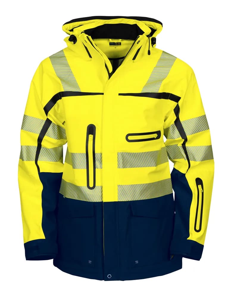 Projob 6417 SIGNALISATIEJAS EN ISO 20471 KLASSE 3 - Geel/Marine