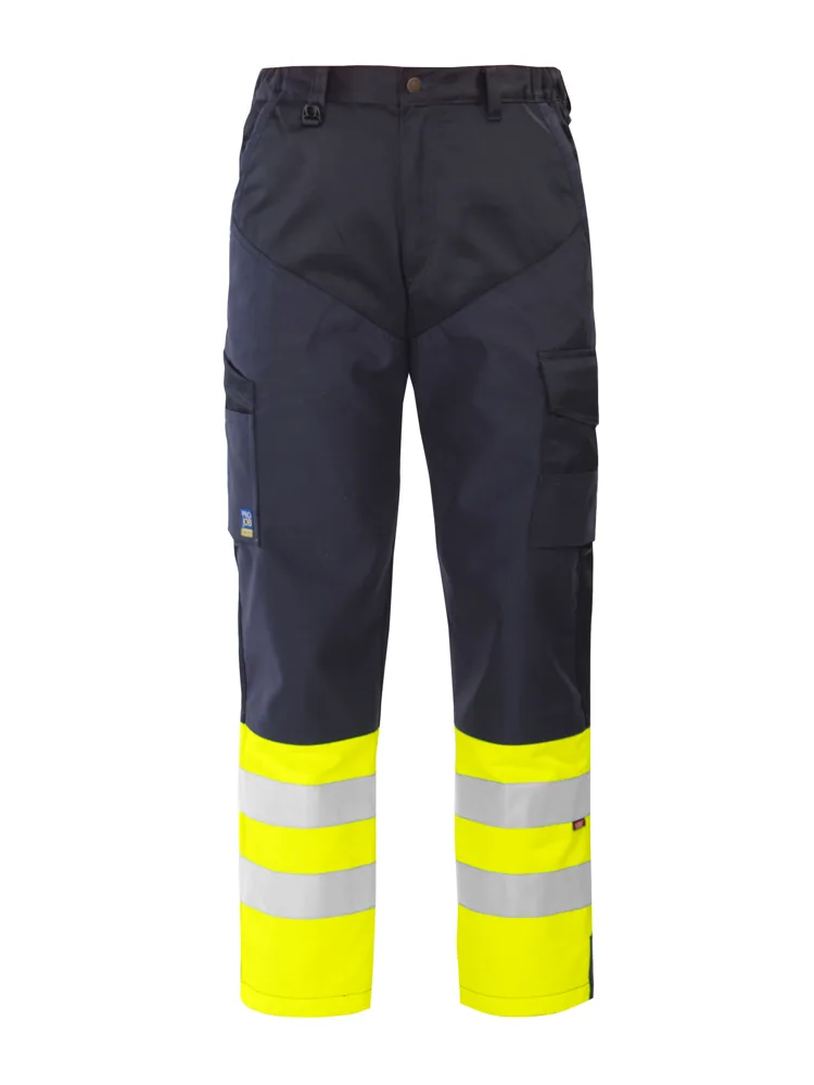 Projob 6507 SIGNALISATIEBROEK EN ISO 20471 KLASSE 1 - Geel/Marine