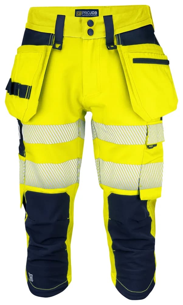 Projob 6577 SIGNALISATIE PIRATENBROEK EN ISO 20471 KLASSE 2/1 - Geel/Marine