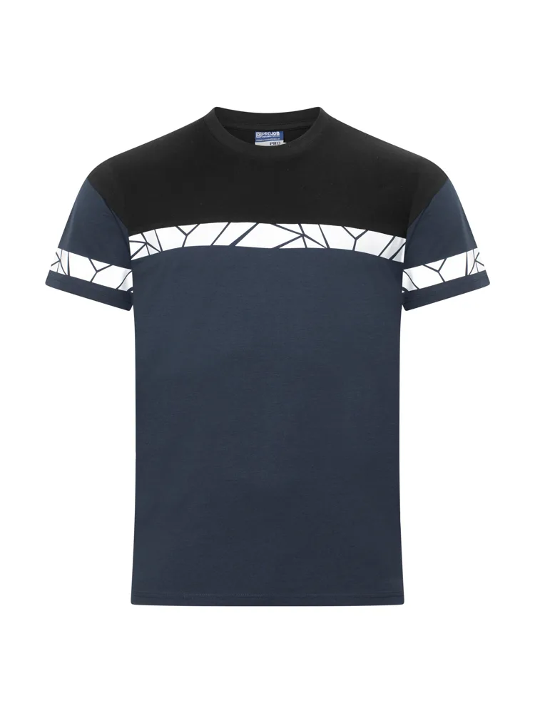 Projob 7001 T-SHIRT - Marine/zwart
