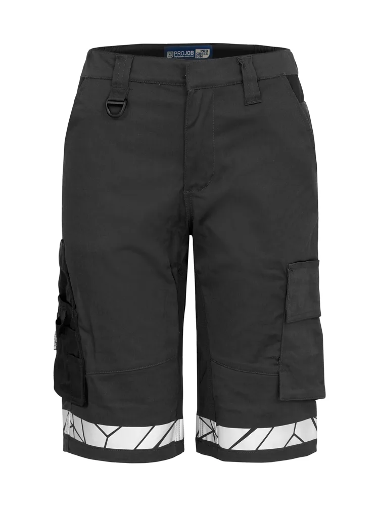 Projob 7514 STRETCHSHORT DAMES - Grijs/Zwart