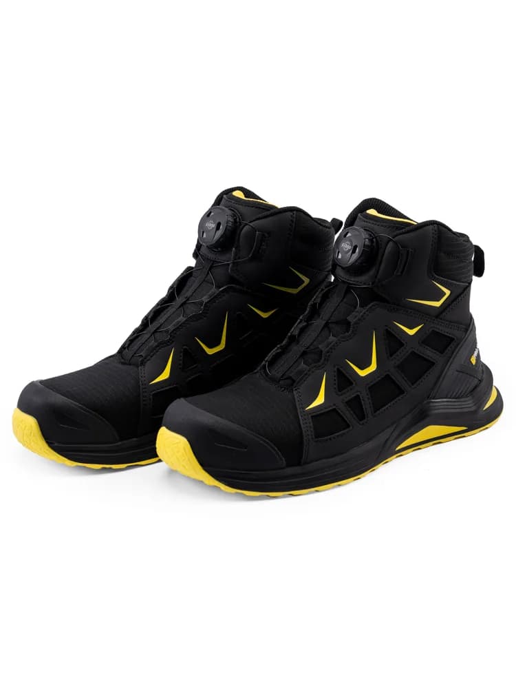 Projob 9517 ORYX HOGE SCHOEN S3S - Zwart/geel