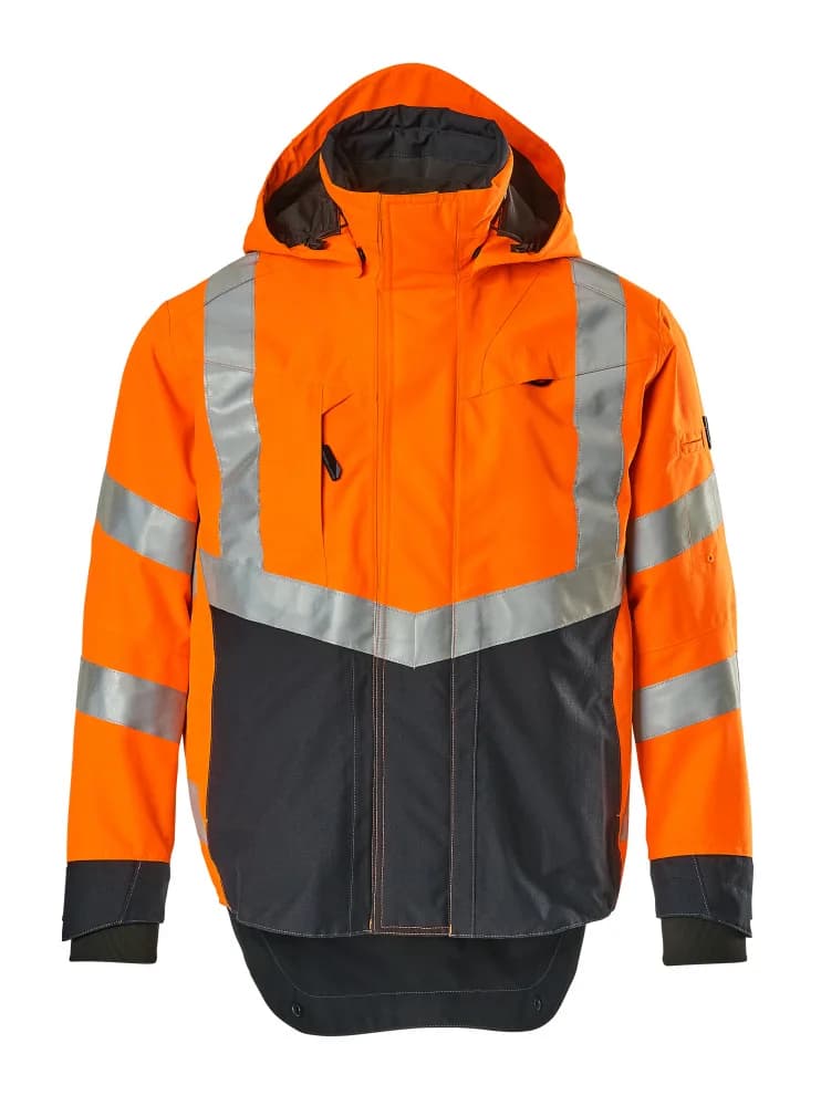 MASCOT® Shell jas - hi-vis oranje/donkermarine