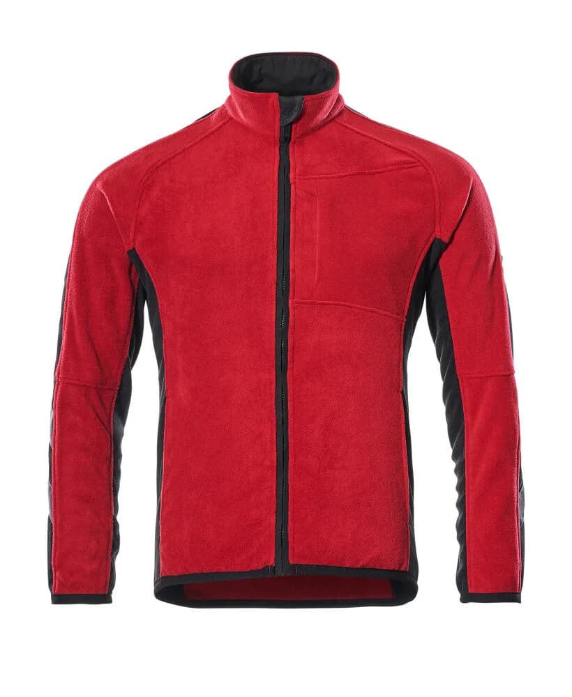 MASCOT® Fleece jas - rood/zwart