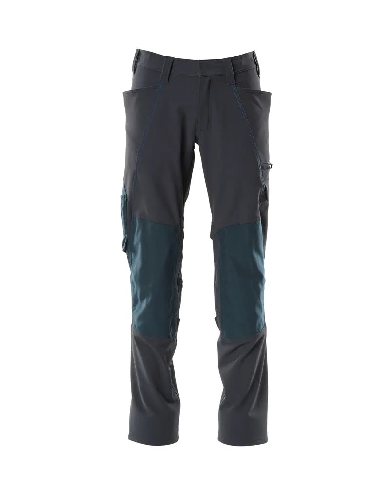 MASCOT® Broek met kniezakken - donkermarine