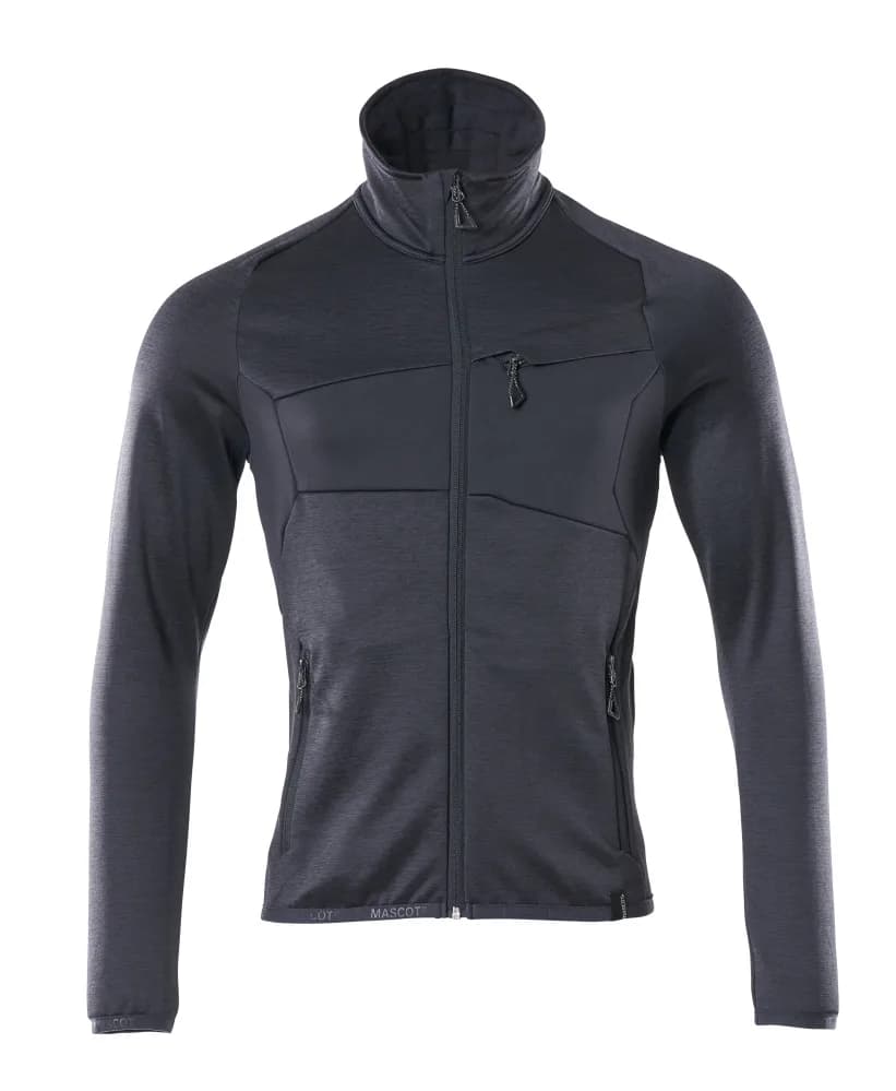MASCOT® Fleecetrui met rits - donkermarine