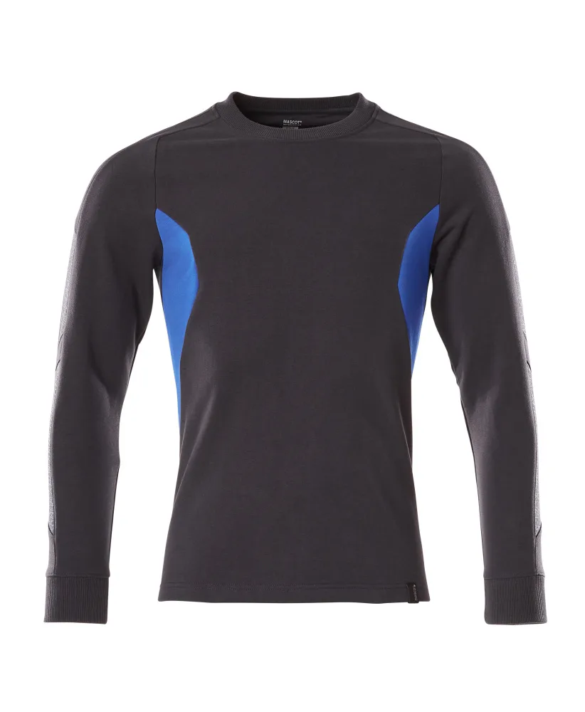 MASCOT® Sweatshirt - donkermarine/helder blauw