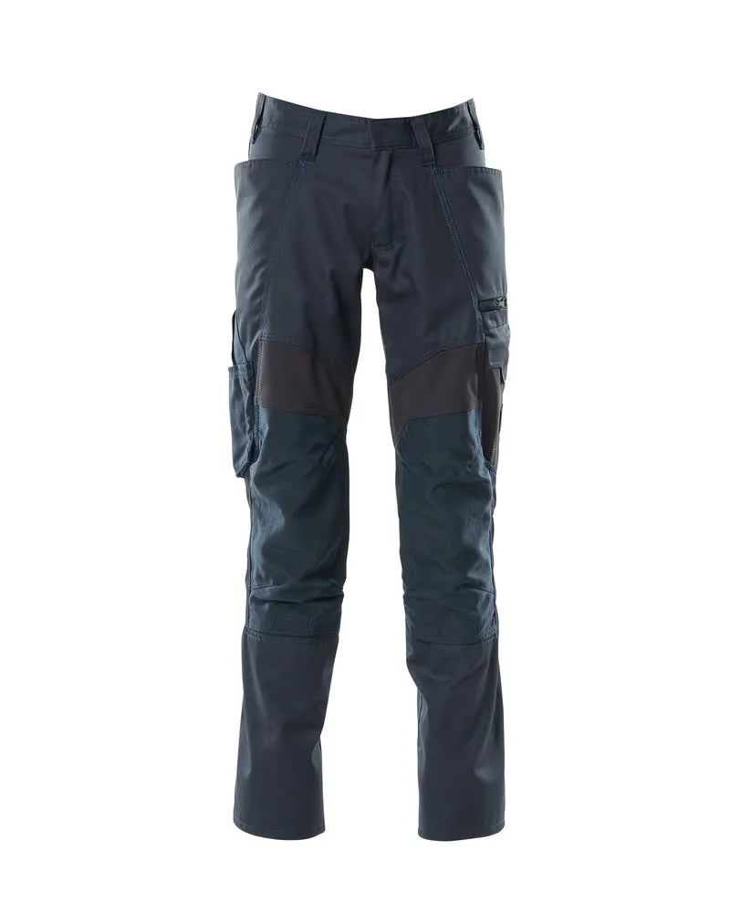 MASCOT® Broek met kniezakken - donkermarine