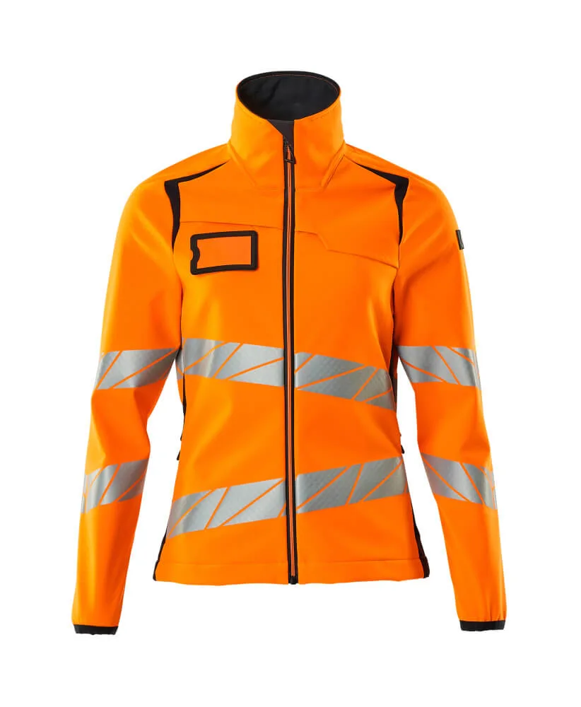 MASCOT® Softshell jas - hi-vis oranje/donkermarine