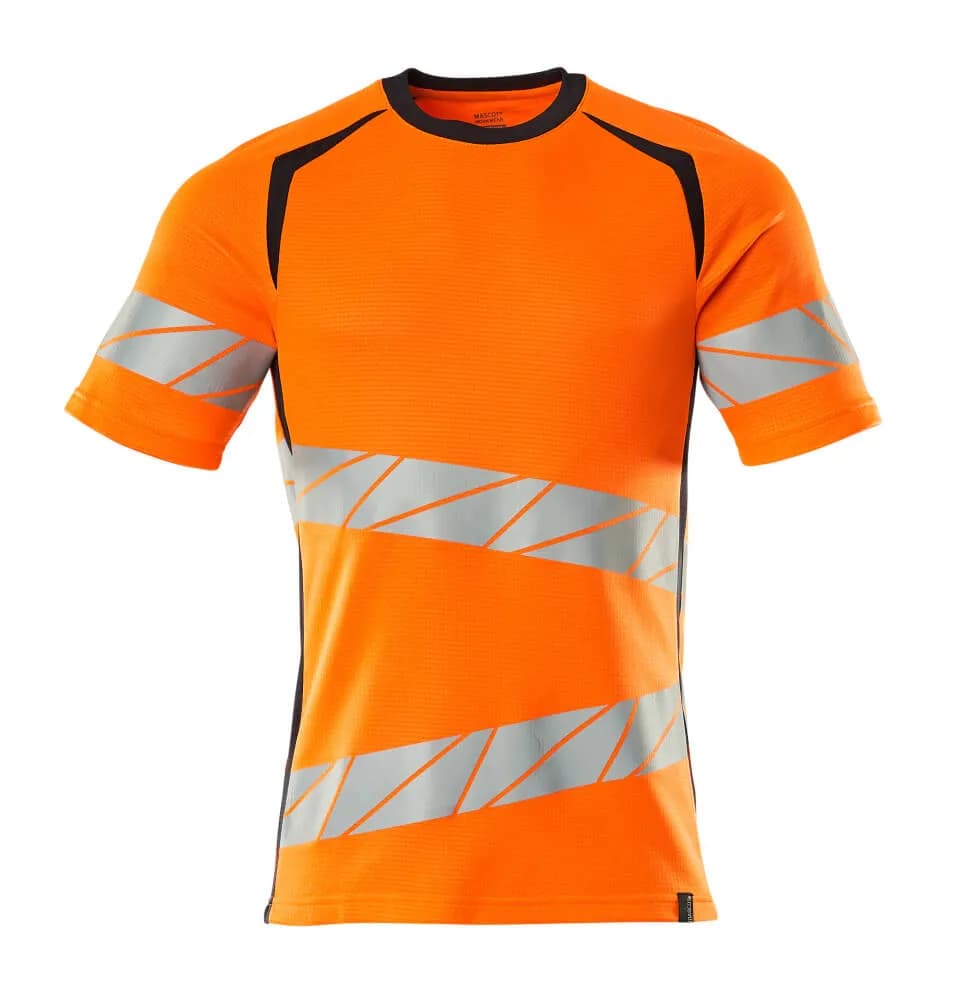 MASCOT® T-shirt - hi-vis oranje/donkermarine